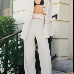 Zara Full length Vented Pants